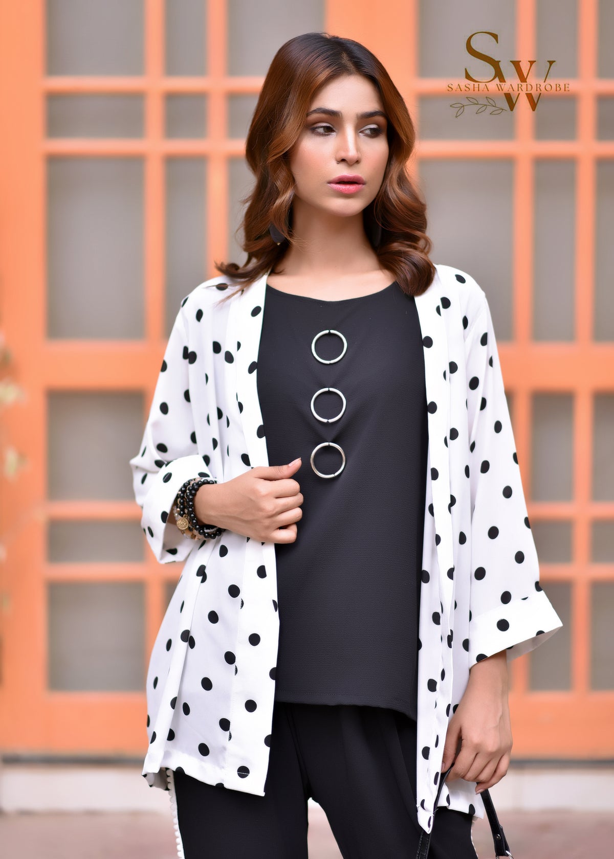 Sasha's Wardrobe Pakistan BLACK DOT casual outfit - view 4