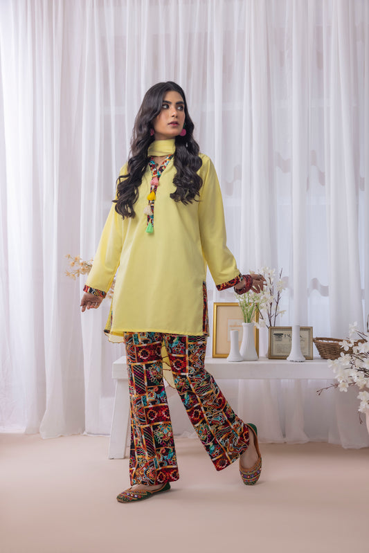 Sasha's Wardrobe Pakistan AJRAK casual outfit - view 1