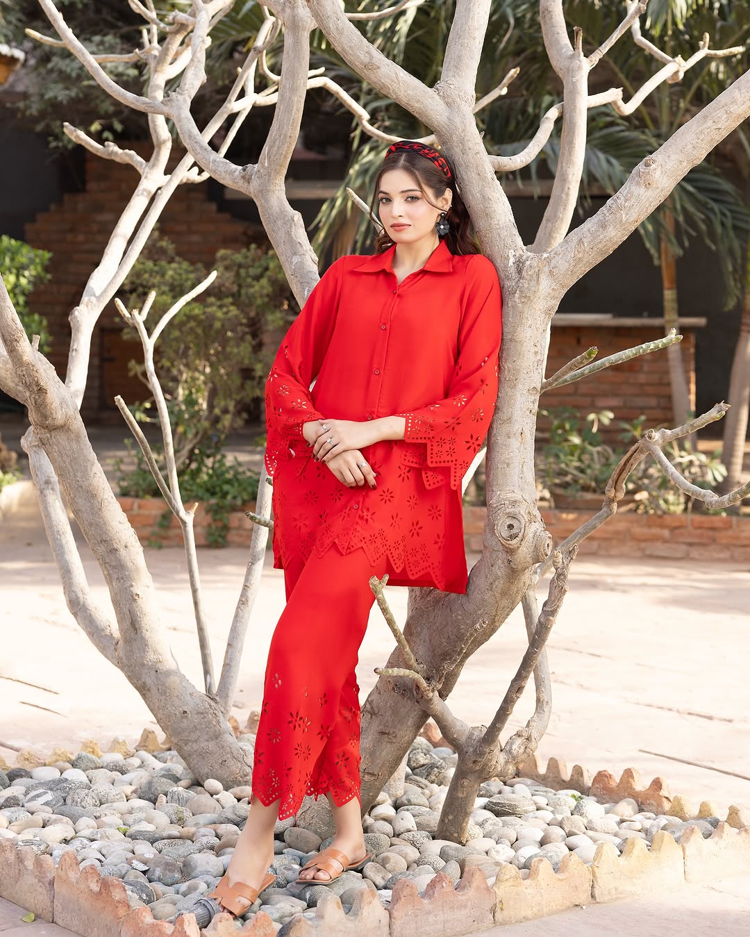 Sasha's Wardrobe Pakistan Red Rose outfit - view 3