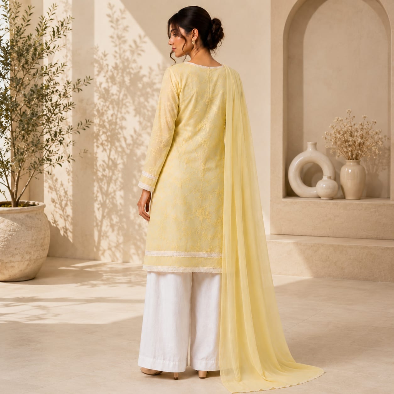 Sasha's Wardrobe Pakistan Lemon Mist outfit - view 3