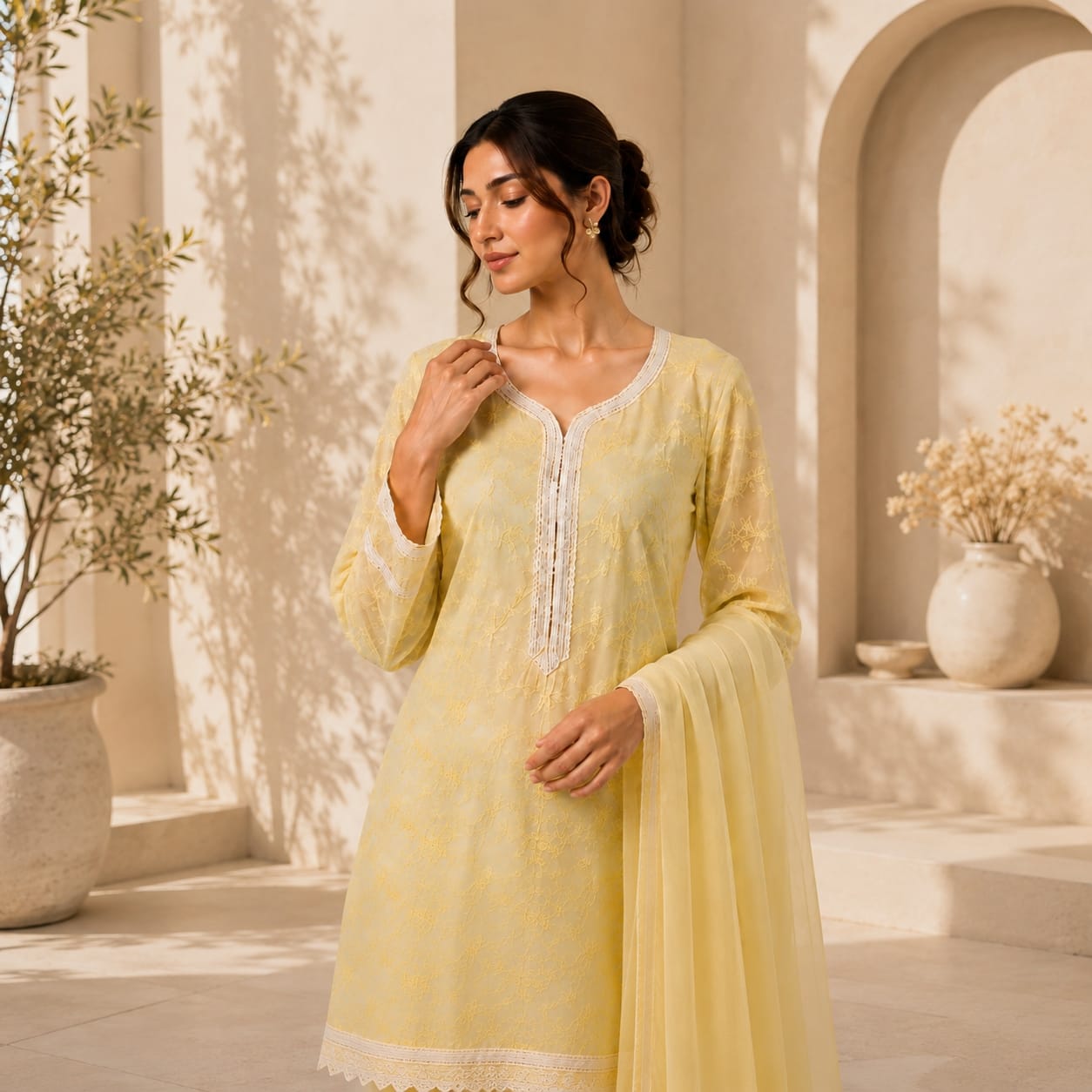 Sasha's Wardrobe Pakistan Lemon Mist outfit - view 2