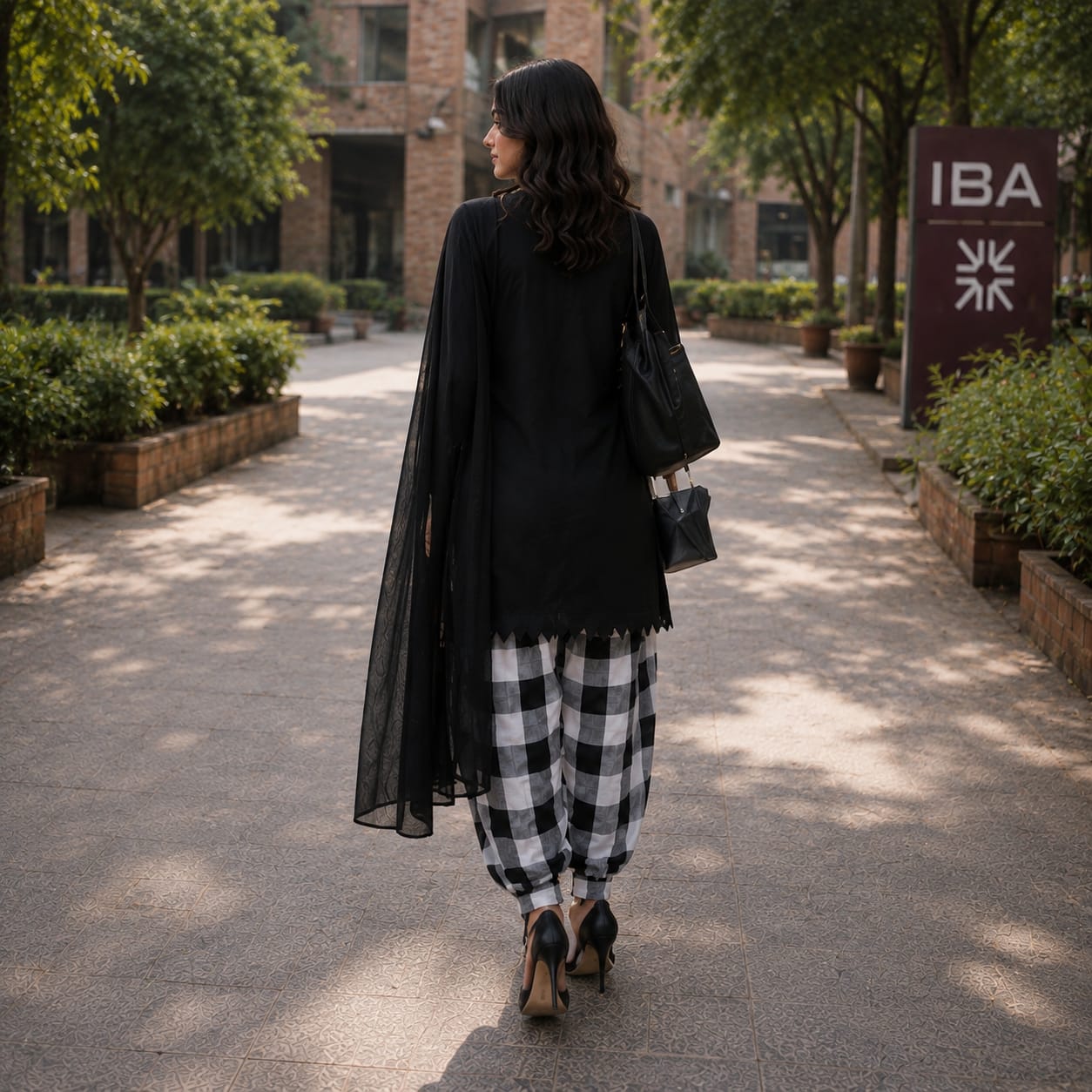Sasha's Wardrobe Pakistan Checkmate outfit - view 5
