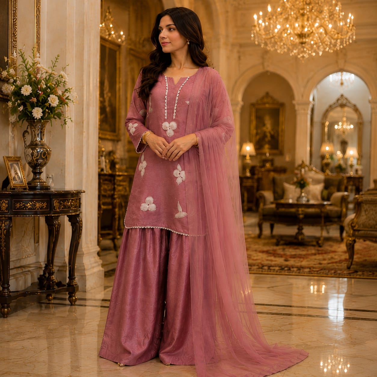 Sasha's Wardrobe Pakistan Lilac Aura outfit - view 2
