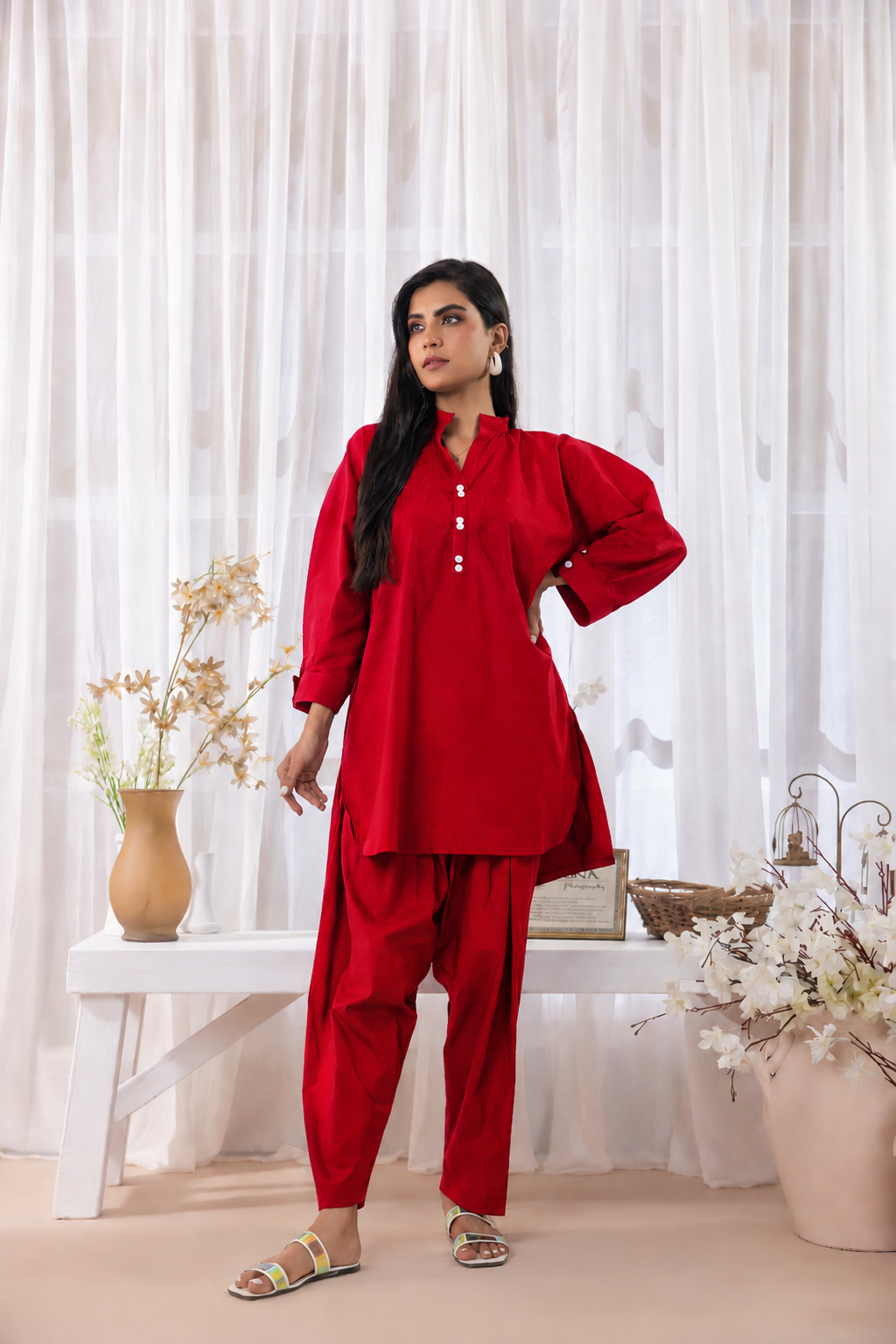 Sasha's Wardrobe Pakistan Solid outfit - view 5