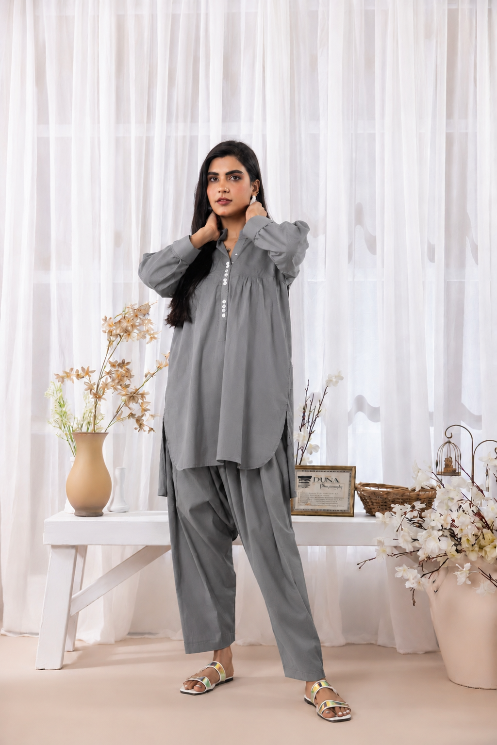 Sasha's Wardrobe Pakistan Solid outfit - view 4