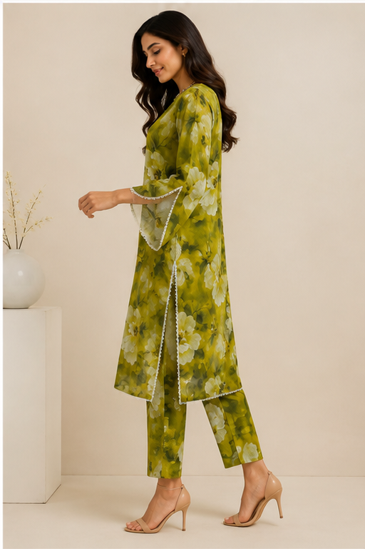 Sasha's Wardrobe Pakistan Matcha outfit - view 2